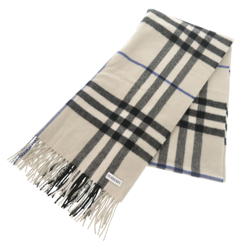 Burberry Check Cashmere Gray Scarf 0503BURBERRY